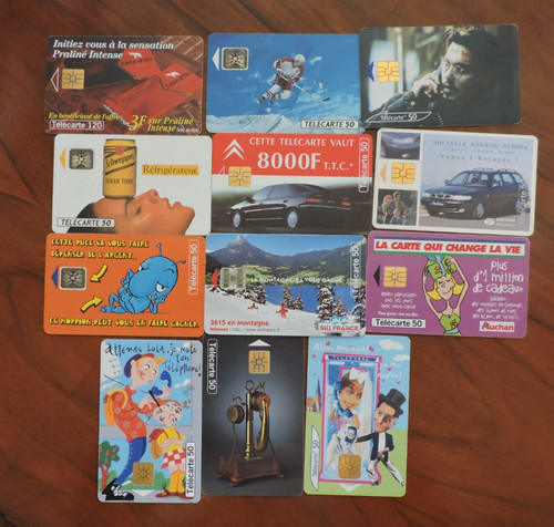 Used phonecards from - 12,