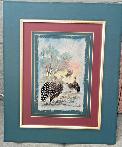 Unframed but mounted vintage - but,