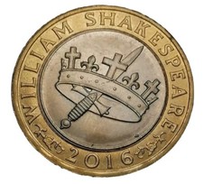 William Shakespeare £2 Coin