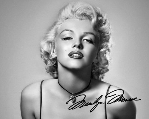 Marilyn monroe signed - monroe, x