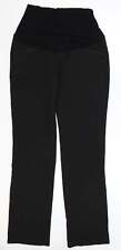 Formes Womens Black Polyester Blend Trousers Size W32 L32 in
