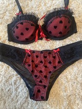 Lovely Ann Summers Lingerie Set Size Large , No Tads But Hygiene Strip On Briefs