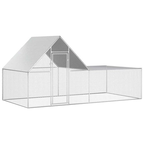 Chicken coop galvanised - galvanised, steel