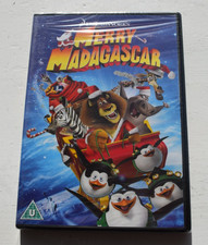 MERRY MADAGASCAR ~ CHILDREN / FAMILY DVD ~ ben stiller ~ NEW