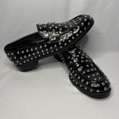 Zara studded black patent - zara,