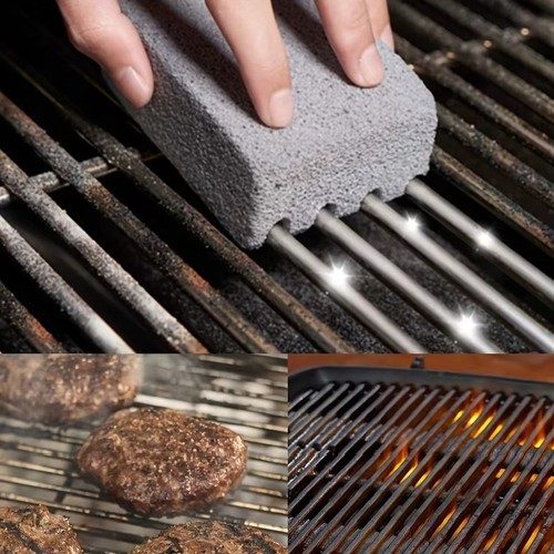 Bbq grill cleaning brick - grill,