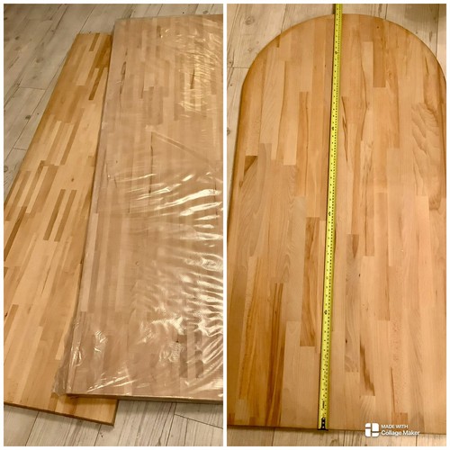 Ikea oak worktops 186 cm - 2x,