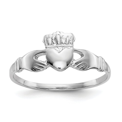 14k white gold - white, ring
