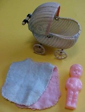 Celluloid Baby Carriage Toy