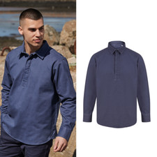 Front Row Pullover drill shirt