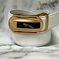 Fashion Leather Gold Slide