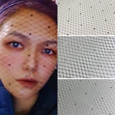 20cm Birdcage Crystal Dot Veil