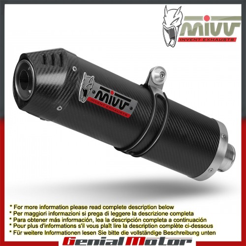 Mivv exhaust muffler - mivv, oval