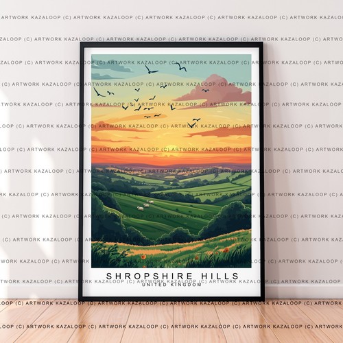 Unframed illustration art - unframed,