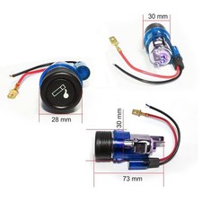 Blue cigarette lighter VW