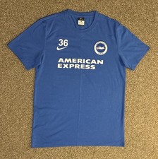 Player Worn/Issue Brighton & Hove Albion Nike Training T-Shirt, Medium #36, VGC