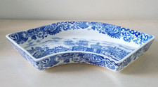 Vintage Midwinter "Landscape" Blue. Shaped dish