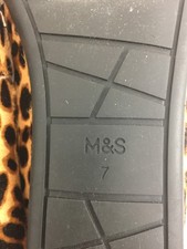 M&S Women's Boat Shoes Brown