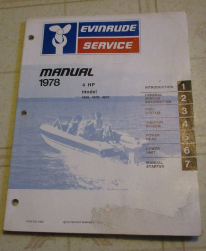 1978 evinrude 4806 4836 - evinrude,