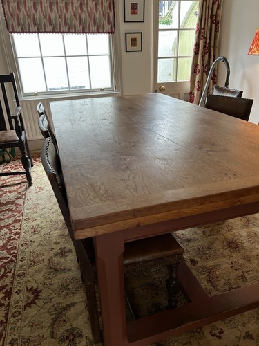 Large rectangular wood dining - rectangular,