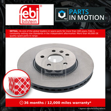 2x Brake Discs Pair Vented fits VAUXHALL MOKKA J13 1.4 Front 2012 on 300mm Set