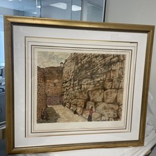 Marc Chagall Limited Ed Print 1932 Jerusalem 11/450 Framed Signed Authenticated