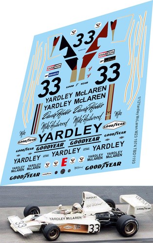 Decals for mclaren m23 - decals,