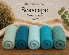Needl Felting Wool Pack Sea