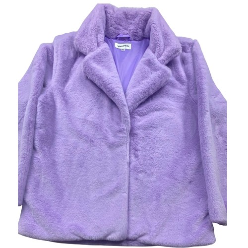 Vigoss purple faux fur jacket - faux,