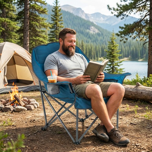 Oversized camping chair - camping,