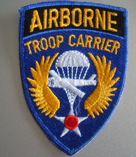 Superb WW2 UNITED STATES - USAAF AIRBORNE TROOP CARRIER INSIGNIA PATCH.