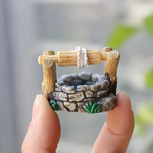 Miniature resin well statue - miniature,
