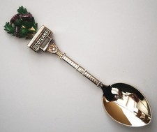 SW273) Scottish Thistle flower Scotland 3D vintage souvenir collectors spoon