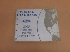 2005 Ford F250 F350 F450 truck WIRING DIAGRAM service electrical ORIGINAL manual