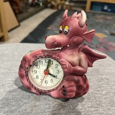 Jasper The Magic Pink Dragon Clock By Salco
