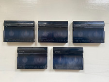 5 X TDK Mini DV HDV/DV Professional Grade videotapes.  Used once - wiped