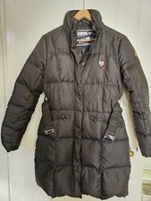 A Ladies PUFFA Black Quilted Outerwear COAT. Size Medium.