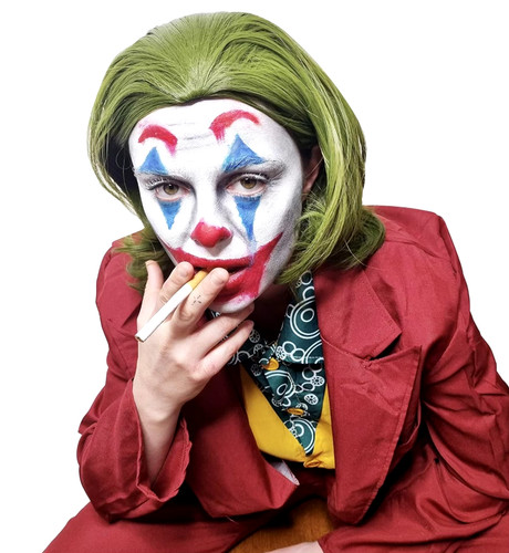 The joker wig costume - costume, green