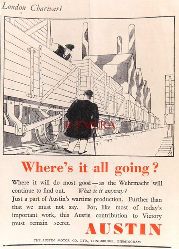 Ww2 austin cars supplying - austin,