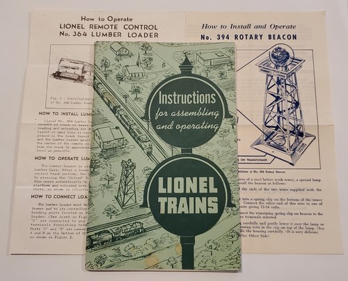 Vintage 1951 instructions for - 1951,