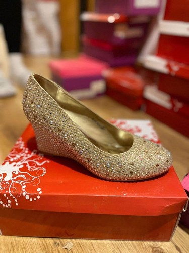 Ladies wdges party shoes - party,