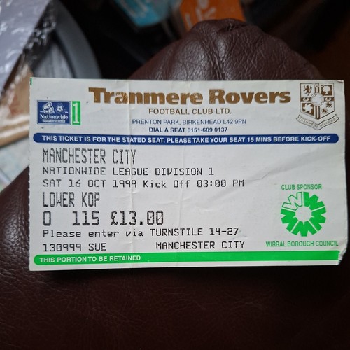 1999 tranmere v - tranmere,