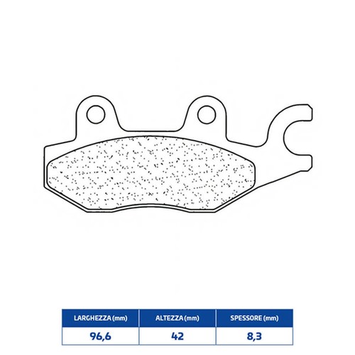 Brakes sintered motorcycle - cl,
