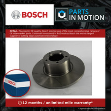 2x Brake Discs Pair Solid fits TVR S1 2.8 Front 86 to 88 PRN 262mm Set Bosch New