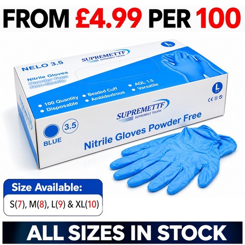 Disposable blue nitrile non - blue,