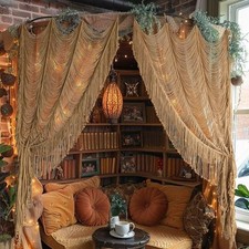 Macrame Curtain Boho Doorway
