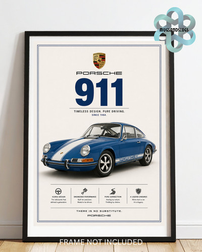 Porsche 911 blue - 911, &