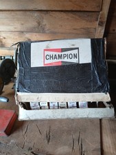 Shop Display For Champion Spark Plugs. 50 Plugs In All.