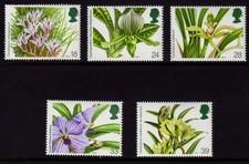 GB 1993 Orchids SG 1659-1663