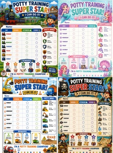 Potty training charts toilet - training,